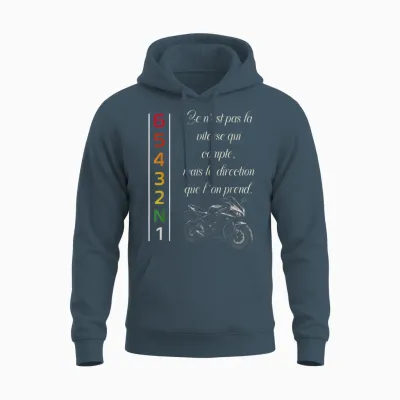 Passion Moto – Gift for Biker Original Unisex Hoodie - Dark Heather