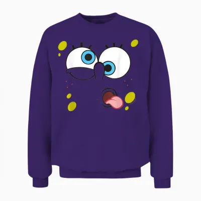 Sponge Bob - Squarepants Character Unisex Sweatshirt - Purple