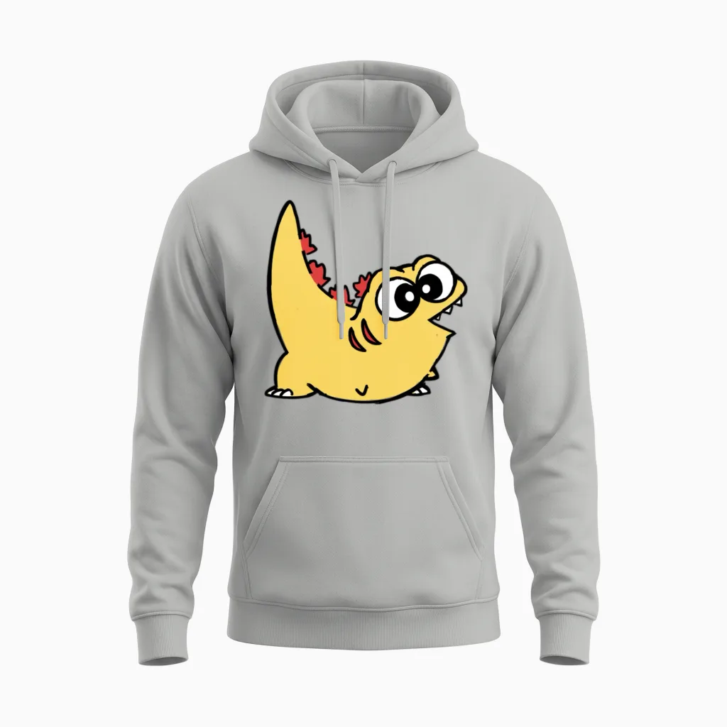 Godzilland Style Kamata-Kun Unisex Hoodie in Ash