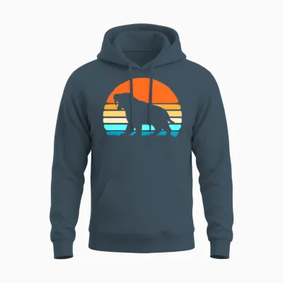 Sabertooth Tiger Unisex Hoodie - Dark Heather