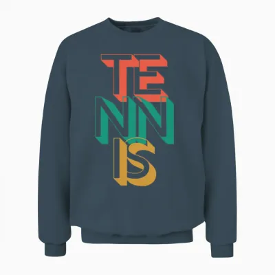 Retro Tennis Unisex Sweatshirt - Dark Heather