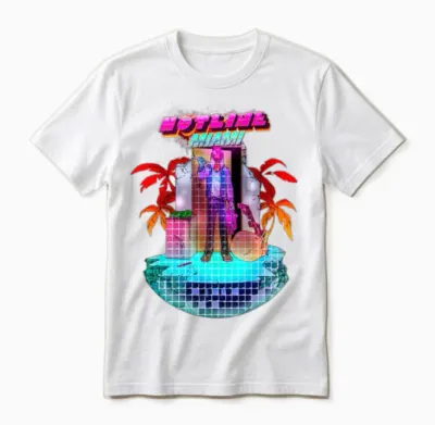 Fire Mami Retro Unisex T-Shirt - White