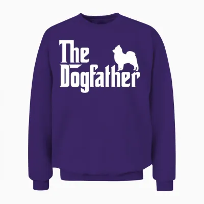 The Pomeranian Dog Father Unisex Sweatshirt - Purple
