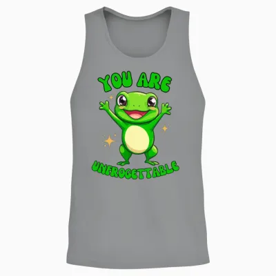 You Are Unfrogettable Cute Frog Unisex Tank Top - Sport Grey