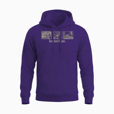 Official Mgk Lost Americana Photos Unisex Hoodie - Purple