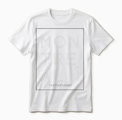 Montreal Unisex T-Shirt - White
