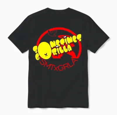 Bubble Letters Unisex T-Shirt - Black