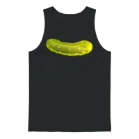 A Funny Looking Pickle Unisex Tank Top - Black – 1