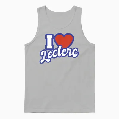 Ich Liebe Leclerc Unisex Tank Top - Ash