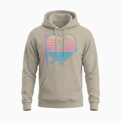 Obgyn Retro Unisex Hoodie - Sand