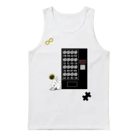 Out of Order Vending Machine Unisex Tank Top - White – 1