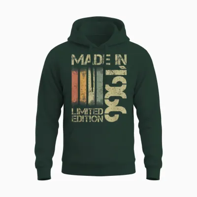 1966 Vintage Geburtstag Retro Vintage Männer Frauen Geschenk Unisex Hoodie - Forest