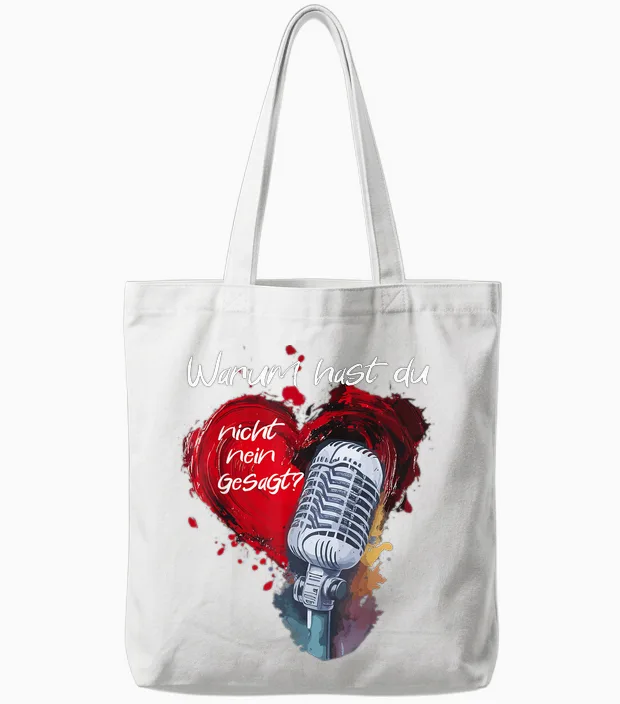 Schlager Warum Hast Du Nicht Nein Gesagt Elbufer Tote Bags in White