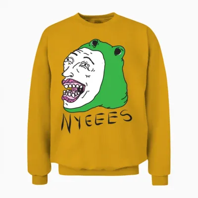 Filthy Frank Show Nyeees Unisex Sweatshirt - Gold