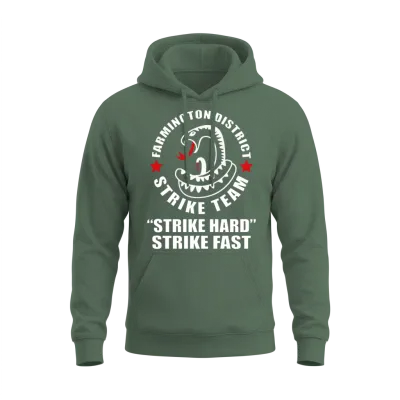 Strike - Farmington District Strike Team Unisex Hoodie - Military Green