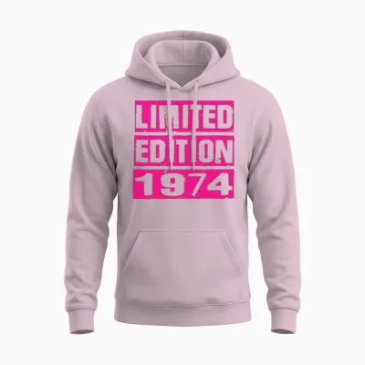 Limited Edition 1974 Unisex Hoodie - Light Pink