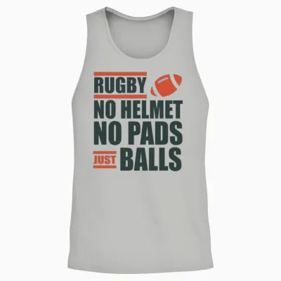 Rugby Unisex Tank Top - Ash