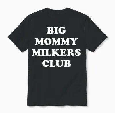 Big Mommy Milkers Club Unisex T-Shirt - Black