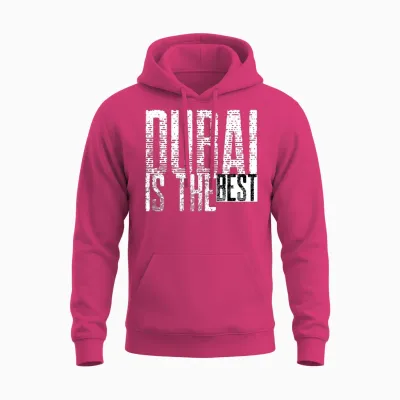 I Love Dubai Unisex Hoodie - Heliconia