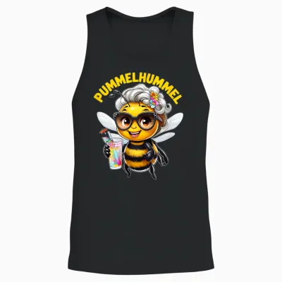 Pummel Hummel Lustige Bienen Diät Hummel Pummel Imkerin Unisex Tank Top - Black