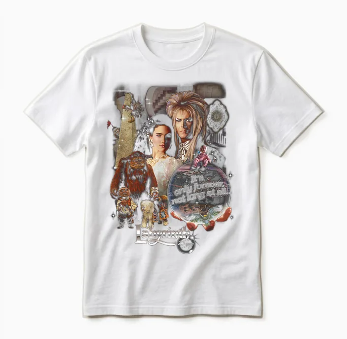 Labyrinth 25 Years of Magic Unisex T-Shirt in White
