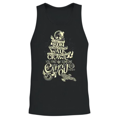 Firefly Shirt - Serenity - When You Can't Run Unisex Tank Top - Black