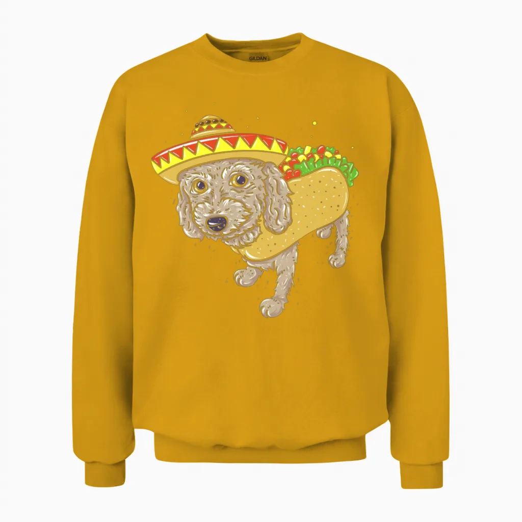 Mexican Dog - Lovers Unisex Sweatshirt in Gold