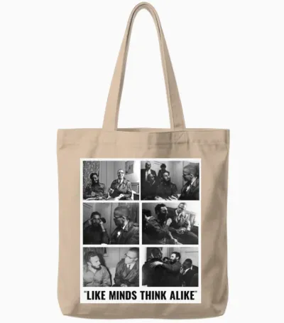 Colin Kaepernick Fidel Castro Tote Bags - Natural