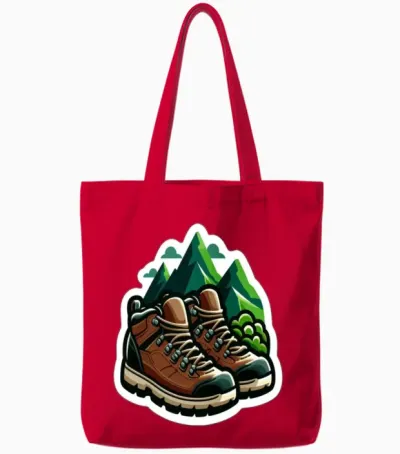 Hiking Tote Bags - Red