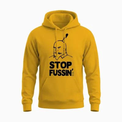 Stop Fussin Mission Hill Unisex Hoodie - Gold