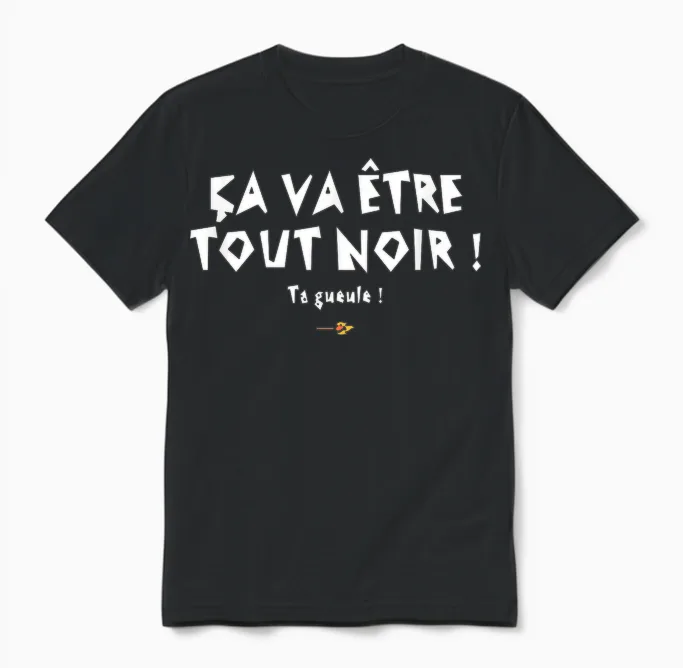 It's Gonna Be All Black! Replica in the Movie Rrrrr Unisex T-Shirt in Black