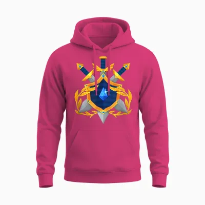 Master Emblem Unisex Hoodie - Heliconia