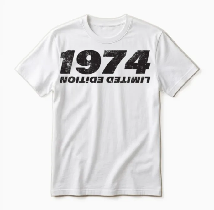 1974 Vintage Unisex T-Shirt in White