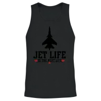 Jet Life to the Next Life Unisex Tank Top - Black – 2