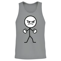 Mad Stickman Unisex Tank Top - Sport Grey – 2
