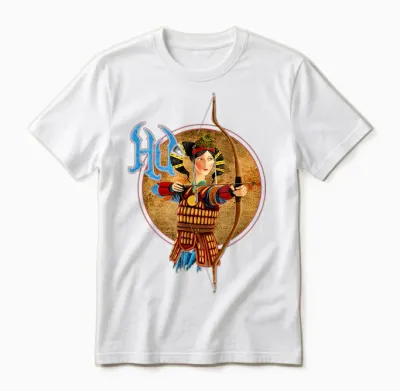 The Hu – Archer T-Shirt, Black, S Unisex T-Shirt - White