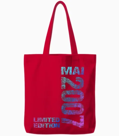 Mai 2007 Junge Mädchen 19. Geburtstag Limited Edition 19 Tote Bags - Red