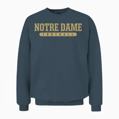 Notre Dame High School Football Unisex Sweatshirt - Dark Heather