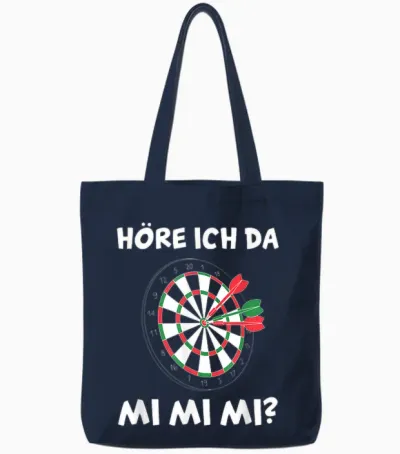 Herren Dartsport Dartscheibe Lustiges Darts Dartspieler Tote Bags - Navy