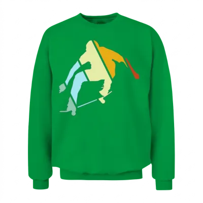 Skater Retro Unisex Sweatshirt - Irish Green
