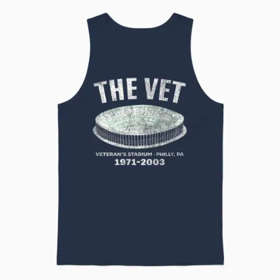 Veteranenstadion Philadelphia Unisex Tank Top - Navy