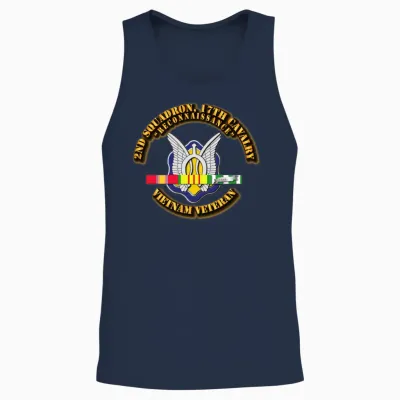 2nd Squadron, 17th Cavalry Unisex Tank Top - Navy
