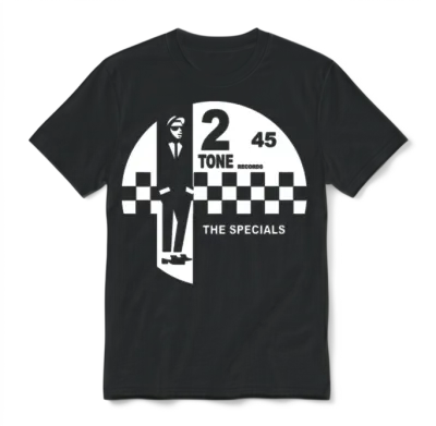 2 Tone Records Shirt - the Specials Label Unisex T-Shirt - Black