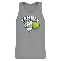Tennis Professional Lover Player Trainer Tennis Unisex Tank Top - Sport Grey – 2