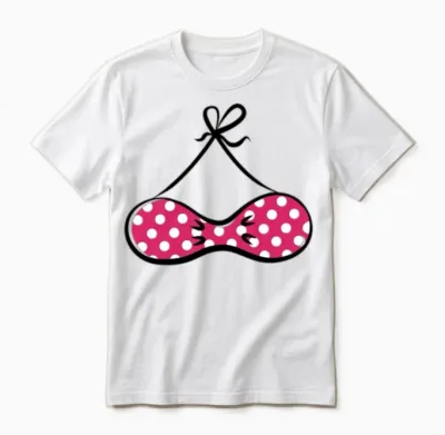 Bikini Shirt Funny Unisex T-Shirt - White