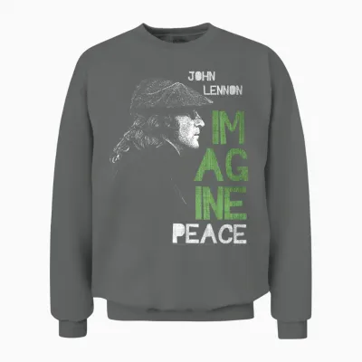 John Lennon Peacemaker Singer Rock World Unisex Sweatshirt - Graphite Heather