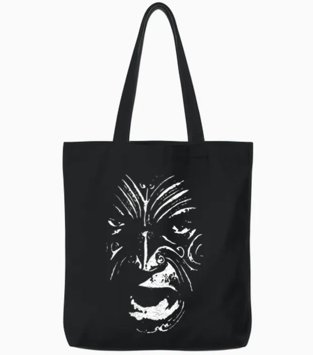All Is Black Tote Bags in Black