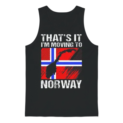 Norway Nordic Norwegian Unisex Tank Top - Black