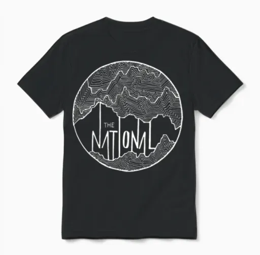 The National Band Music Lovers Gift Unisex T-Shirt in Black