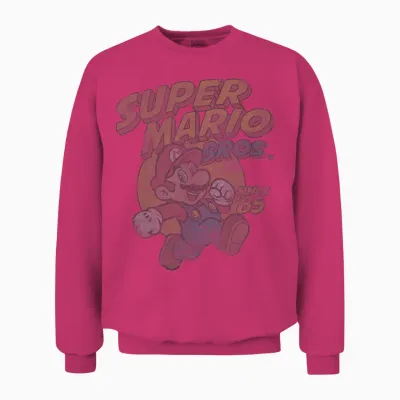 Super Mario Bros. Since '85 Vintage Unisex Sweatshirt - Heliconia